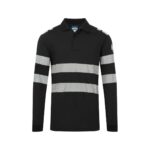 PW3 Modaflame Knit FR Long Sleeve Polo Shirt