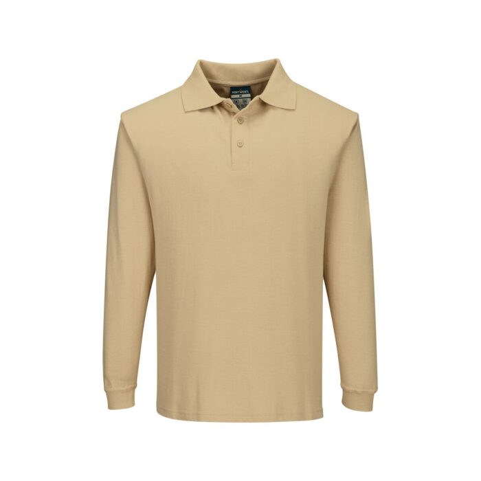 Modaflame Knit FR Long Sleeve Polo Shirt