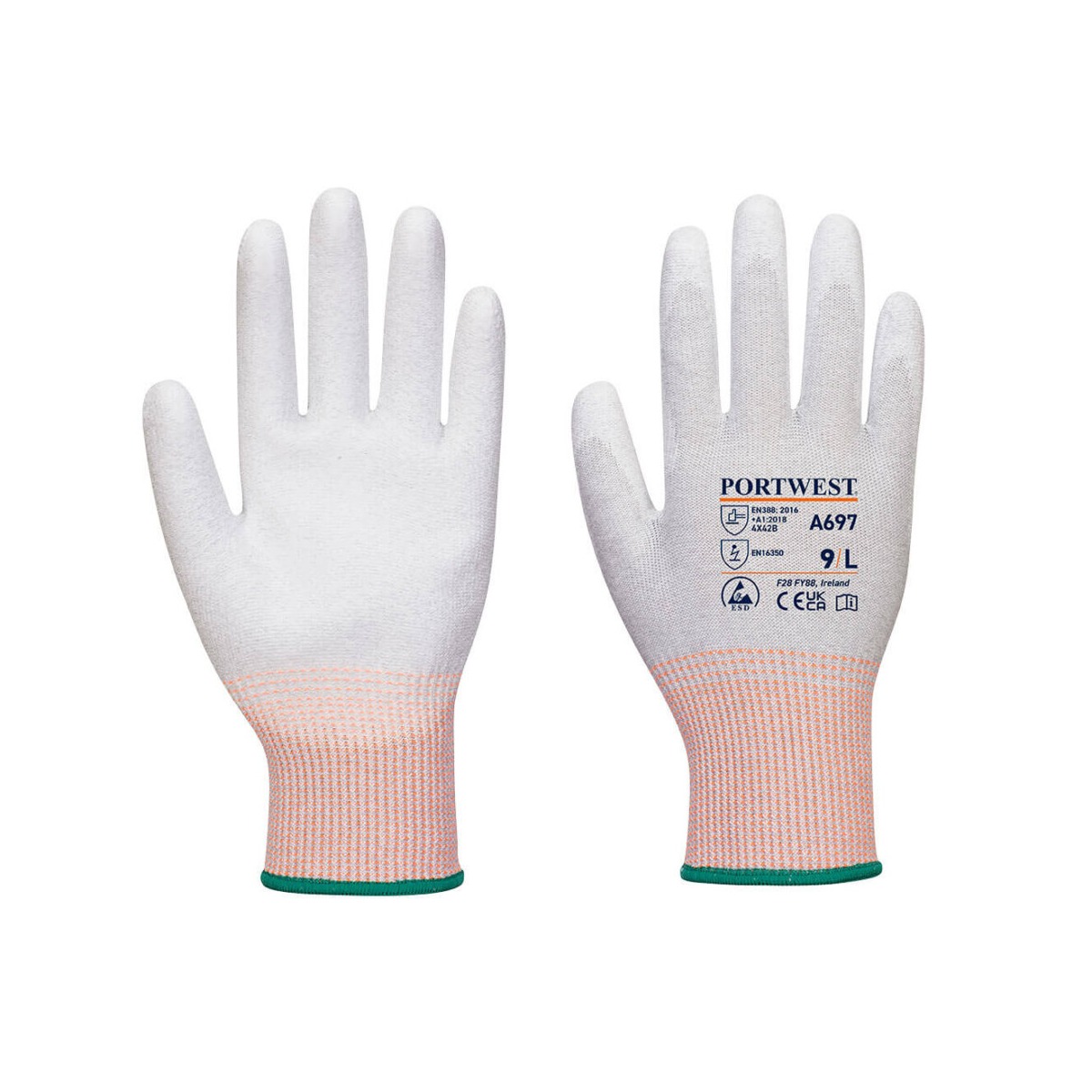 Manusi LR13 ESD PU Palm (12 pachet ) Manusi LR13 ESD PU Palm (12 pachet )