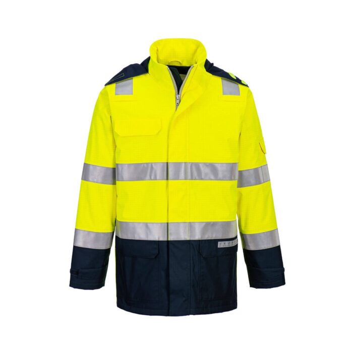 Bizflame Rain+ Hi-Vis Multi-Norm Contrast FR Jacket