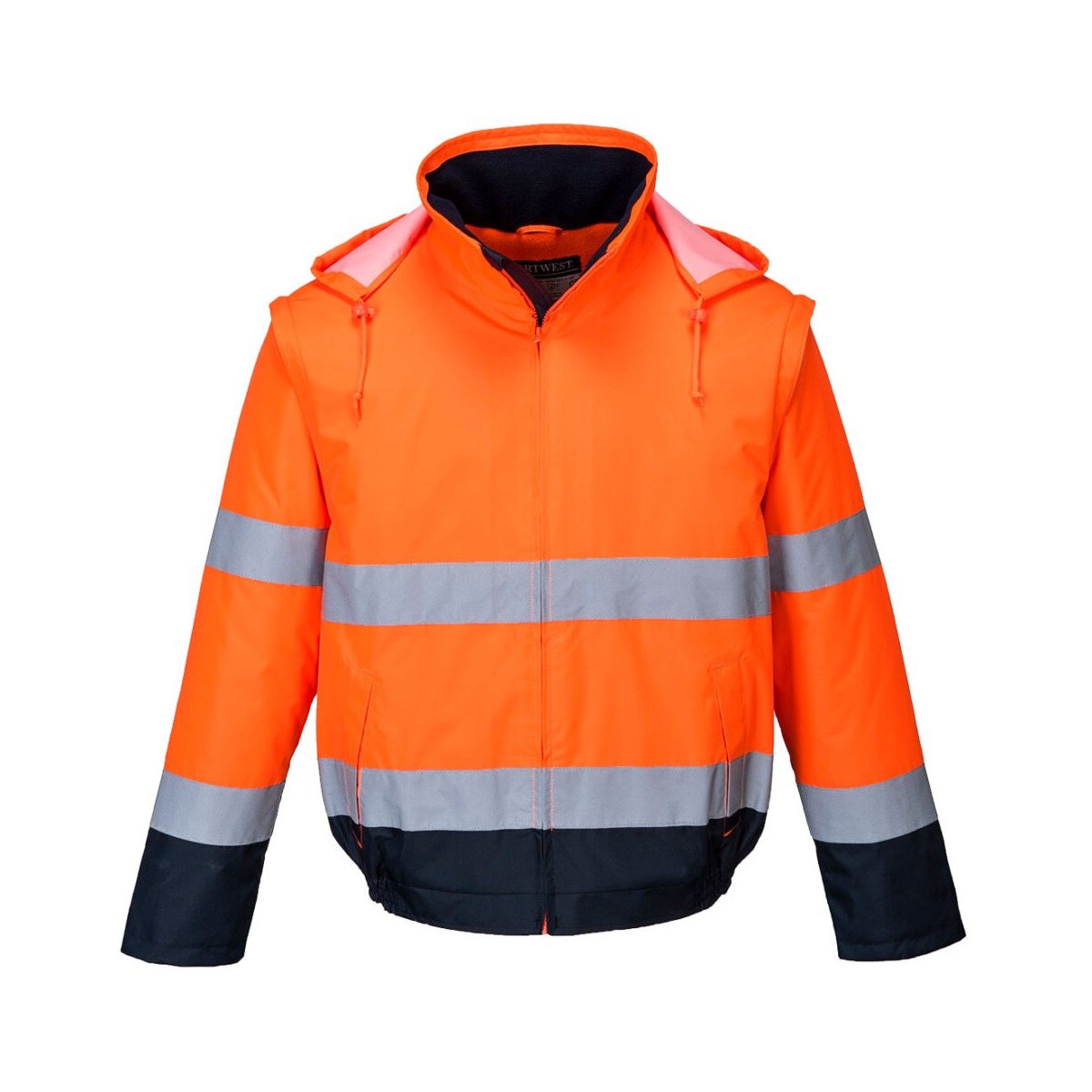Jachetă bomber Hi-Vis 2 în 1, Contrast Essential Lite Bomber Jachetă bomber Hi-Vis 2 în 1, Contrast Essential Lite Bomber