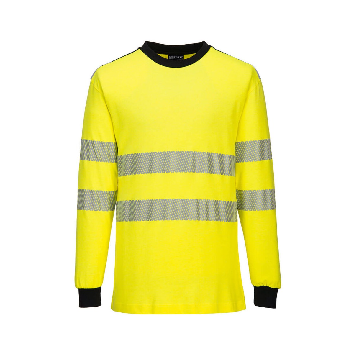 PW3 Modaflame Knit Hi-Vis FR Long Sleeve T-Shirt PW3 Modaflame Knit Hi-Vis FR Long Sleeve T-Shirt