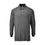 Modaflame Knit FR Long Sleeve Polo Shirt