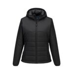 Professional Women's Hooded Insulated Baffle Jacket