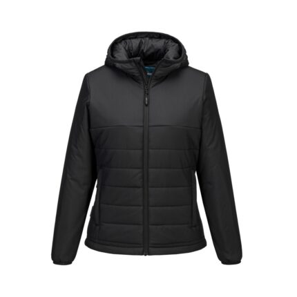 Professional Women's Hooded Insulated Baffle Jacket