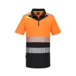 DX4 Hi-Vis Zip Class 1 Polo Shirt S/S