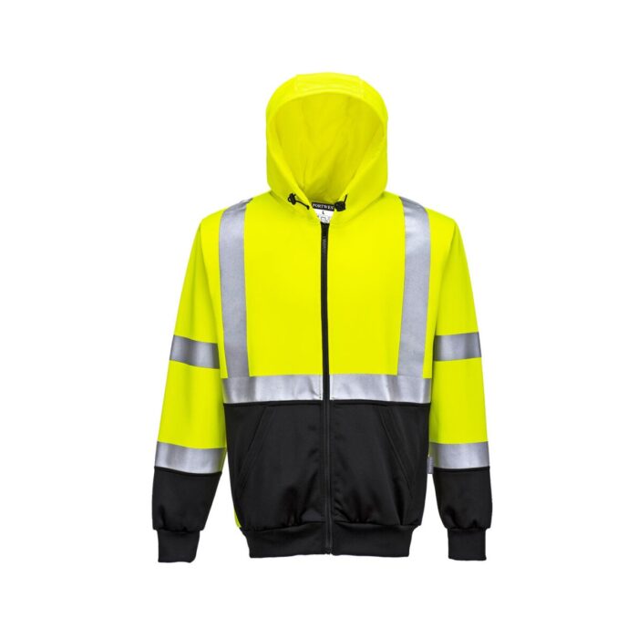 Hanorac Hi-Vis Bicolor cu Fermoar