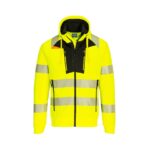 Hanorac cu fermoar PW3 Hi-Vis