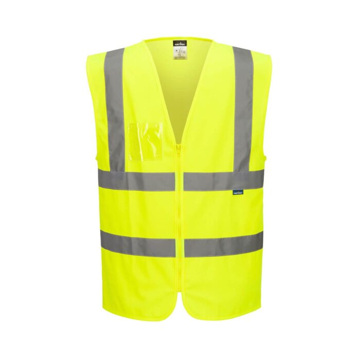 Hi-Vis Zipped Band and Brace Vest