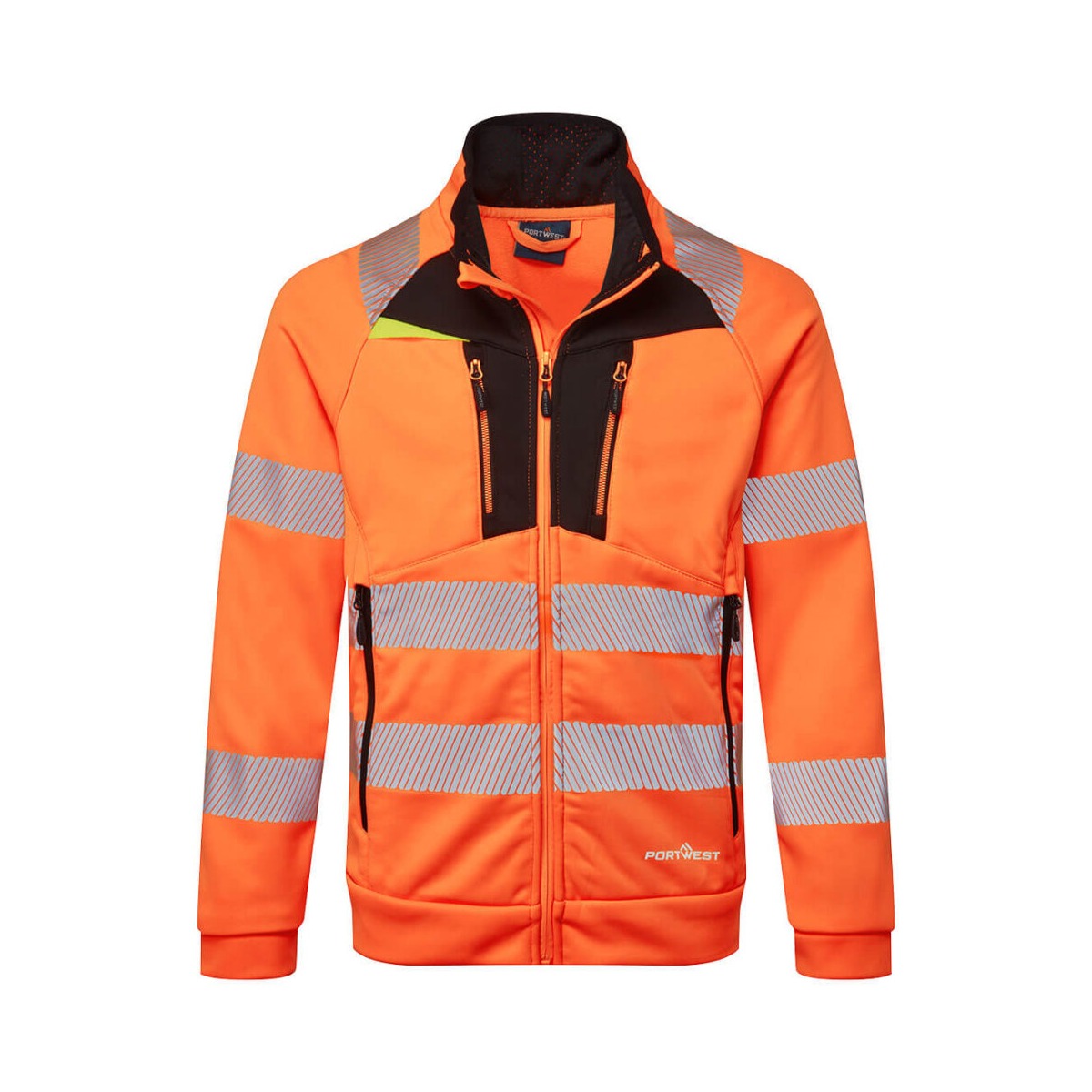 DX4 Hi-Vis Funnel Pulover cu fermoar DX4 Hi-Vis Funnel Pulover cu fermoar