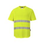 Hi-Vis Cotton Comfort Mesh Insert T-Shirt S/S
