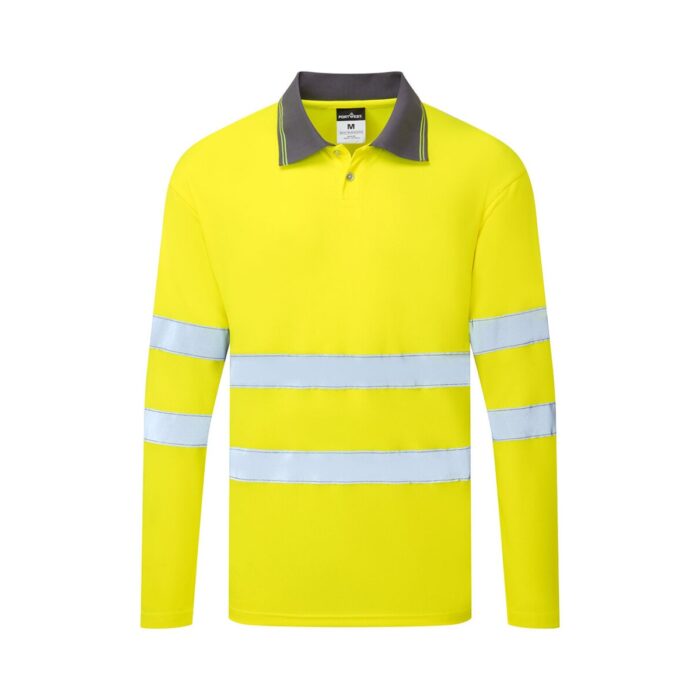 ES1 Essential Hi-Vis Polo Shirt L/S