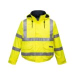 Bizflame Rain Hi-Vis FR Winter Bomber Jacket