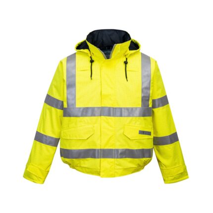Bizflame Rain Hi-Vis FR Winter Bomber Jacket