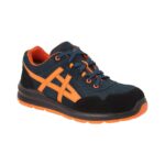 Steel Leather and Textile Trainer S1 FO SR
