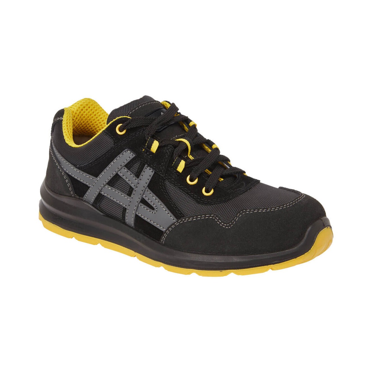 Steel Leather and Textile Trainer S1 FO SR Steel Leather and Textile Trainer S1 FO SR