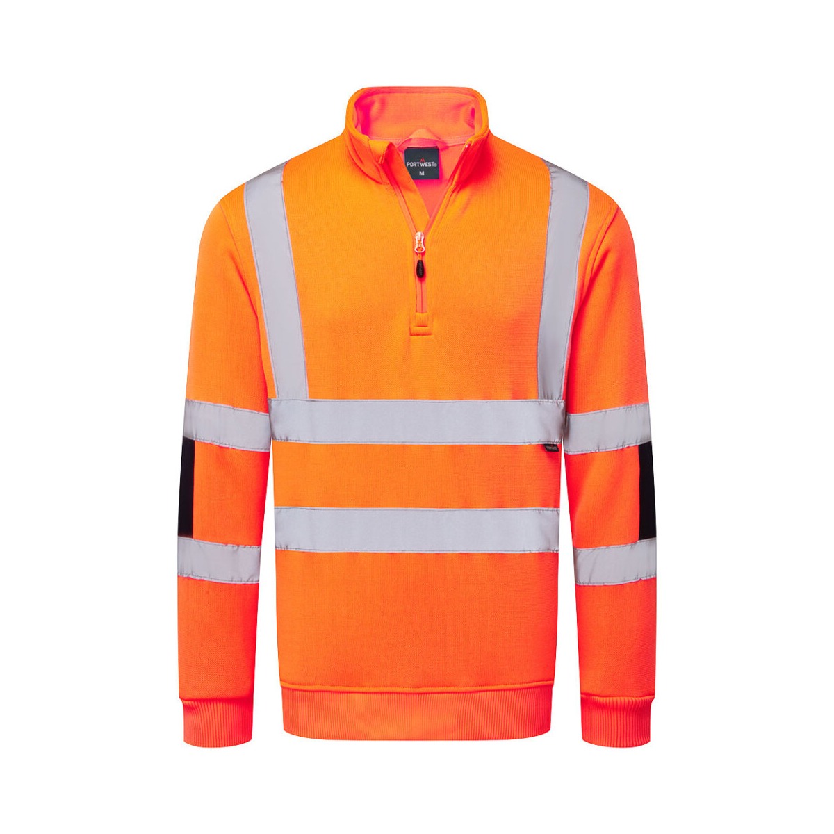 Hi-Vis Knitted Half Zip Sweatshirt Hi-Vis Knitted Half Zip Sweatshirt