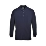 Modaflame Knit FR Long Sleeve Polo Shirt