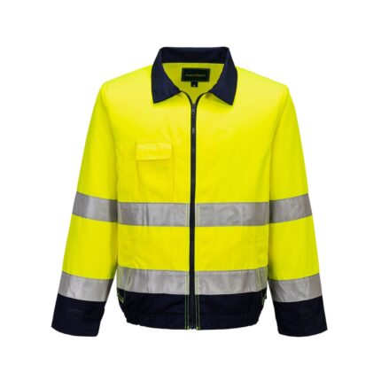 Madrid Hi-Vis Contrast Bomber Jacket