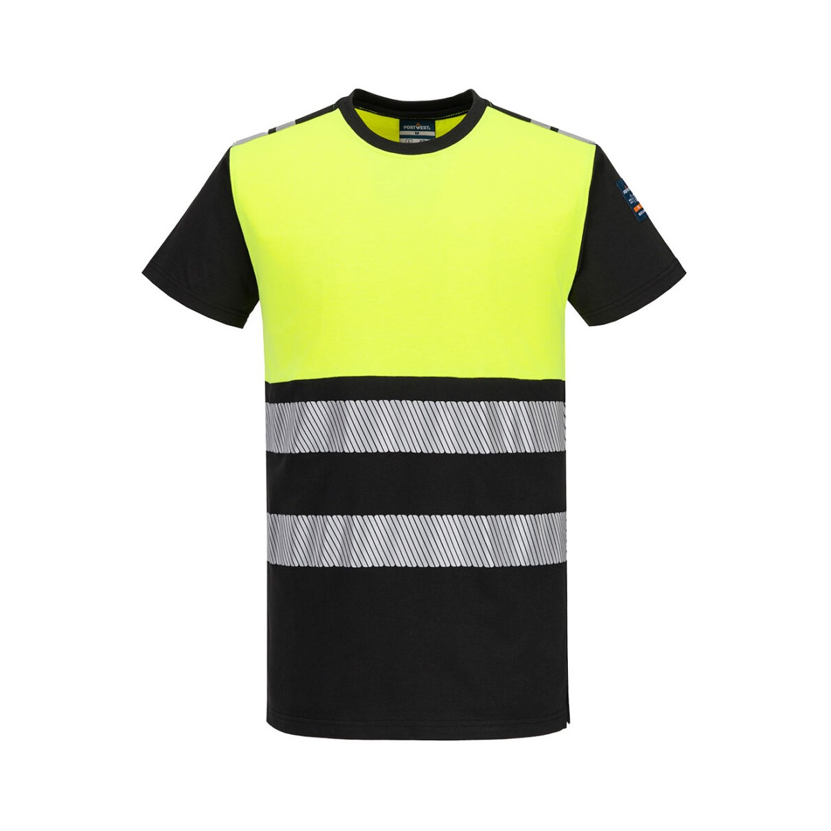 PW3 Modaflame Knit Hi-Vis Class 1 FR Short Sleeve T-Shirt PW3 Modaflame Knit Hi-Vis Class 1 FR Short Sleeve T-Shirt