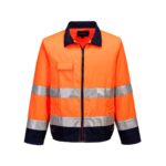 Madrid Hi-Vis Contrast Bomber Jacket