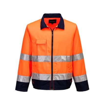 Madrid Hi-Vis Contrast Bomber Jacket