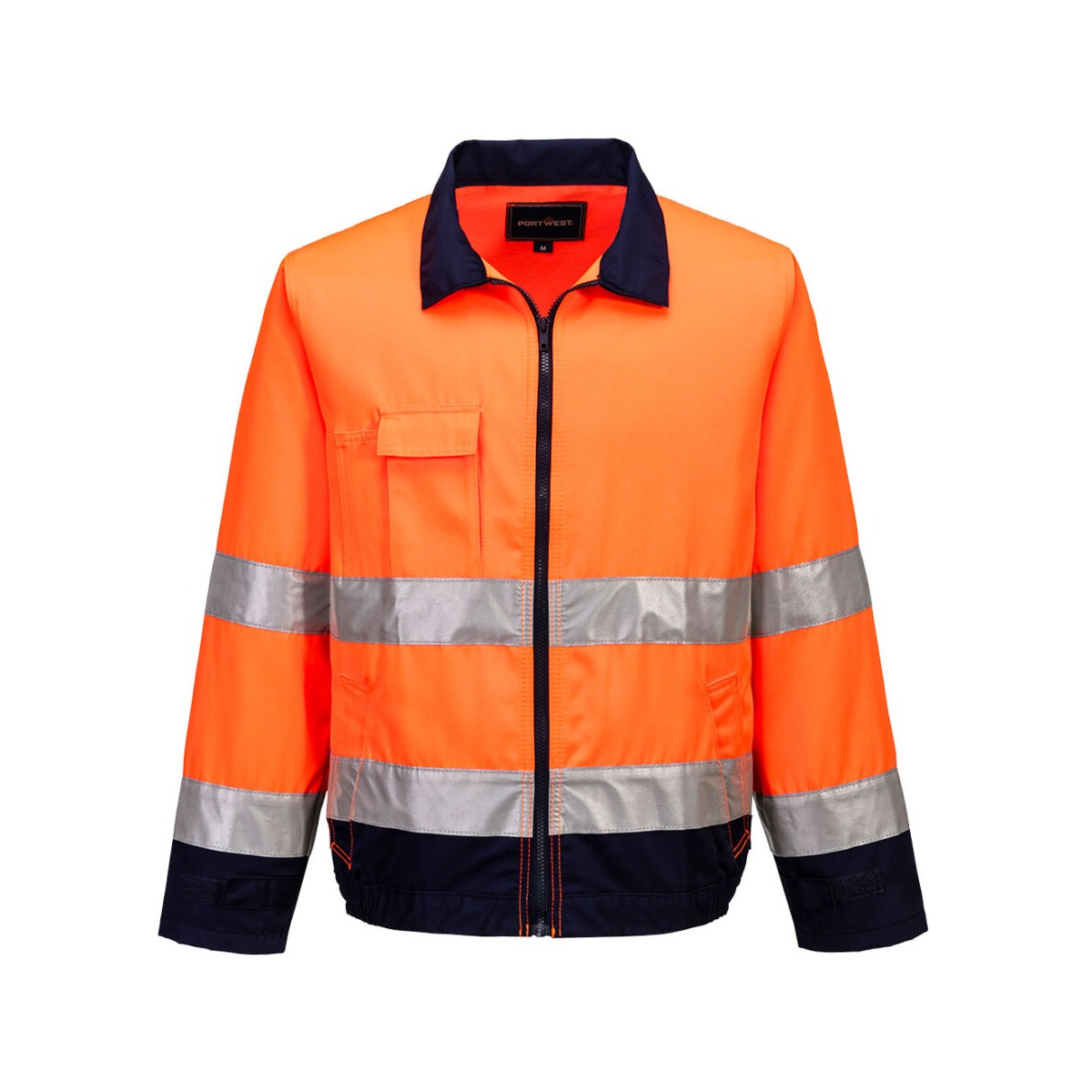 Madrid Hi-Vis Contrast Bomber Jacket Madrid Hi-Vis Contrast Bomber Jacket