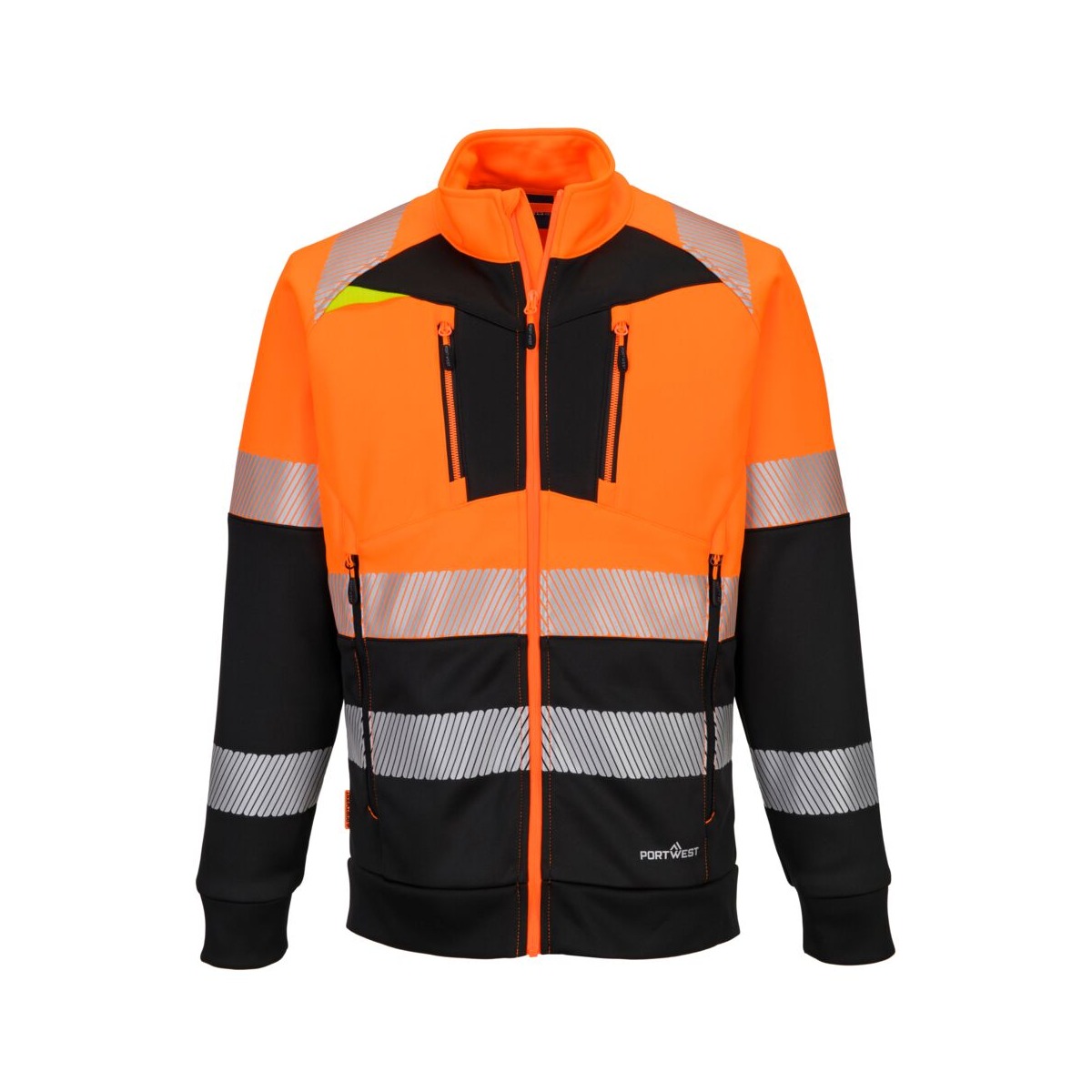 DX4 Hi-Vis Funnel Pulover cu fermoar DX4 Hi-Vis Funnel Pulover cu fermoar