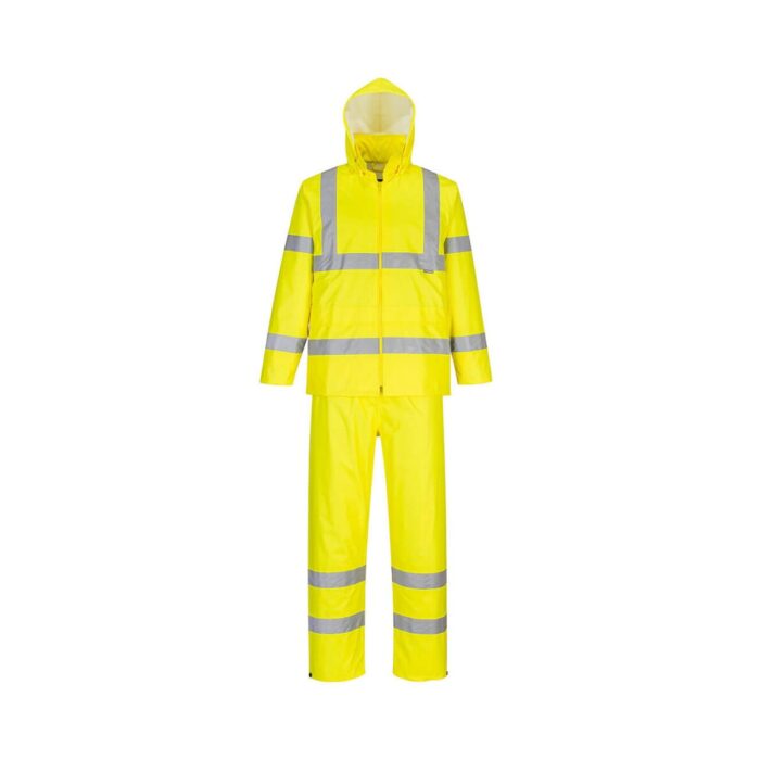 Costum de ploaie Hi-Vis Packaway
