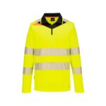 DX4 Hi-Vis Zip Polo Shirt L/S