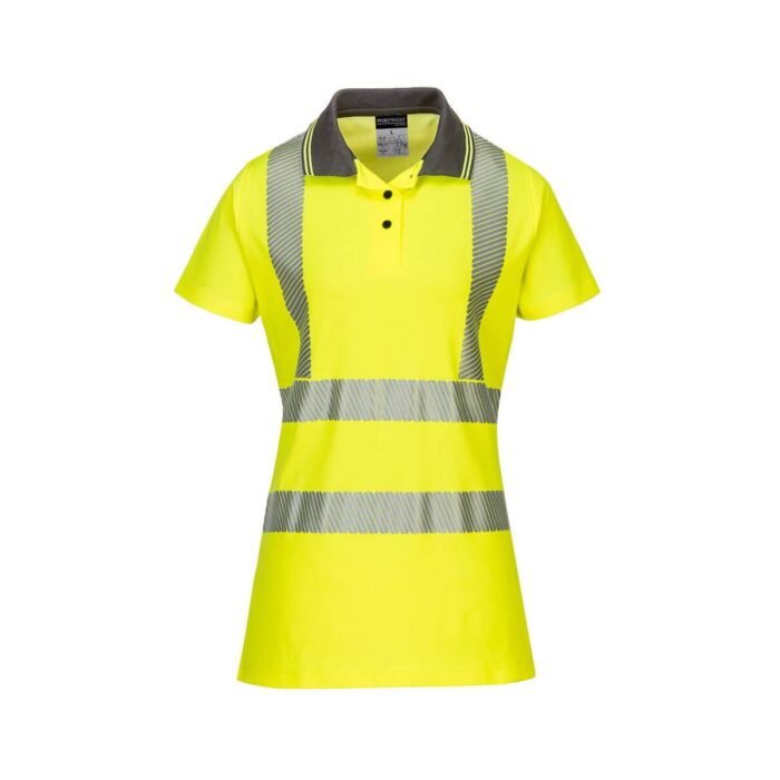 Hi-Vis Women's Cotton Comfort Pro Polo Shirt S/S