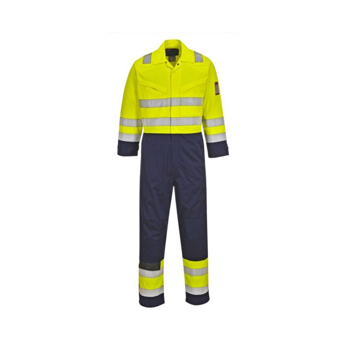 Modaflame Work Hi-Vis Multi-Norm Contrast FR Coverall
