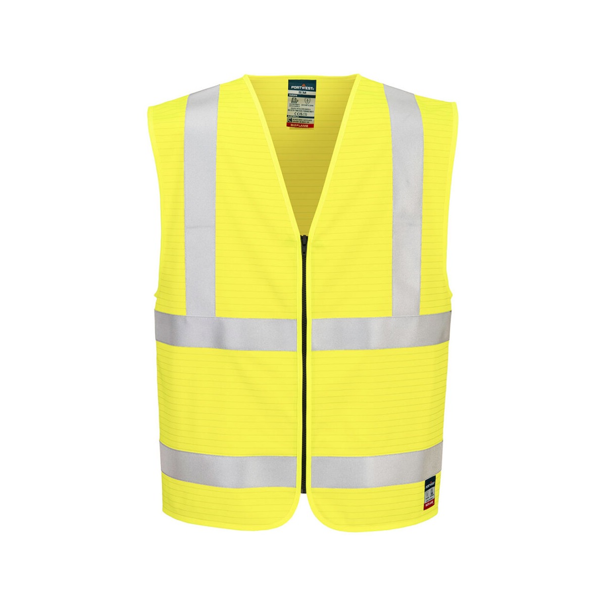Bizflame Hi-Vis FR Zip Vest Bizflame Hi-Vis FR Zip Vest