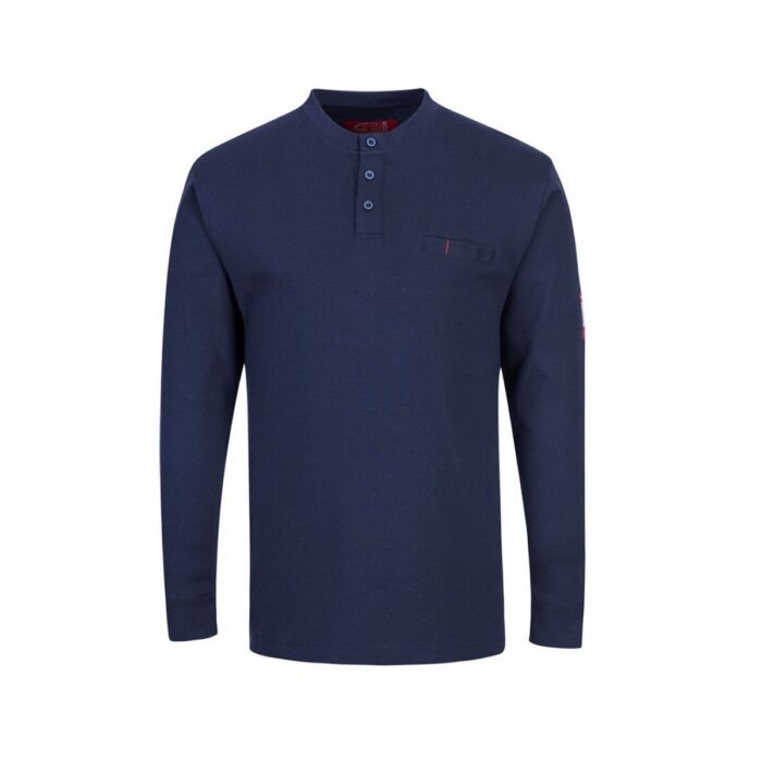 Bizflame Knit FR Long Sleeve Henley