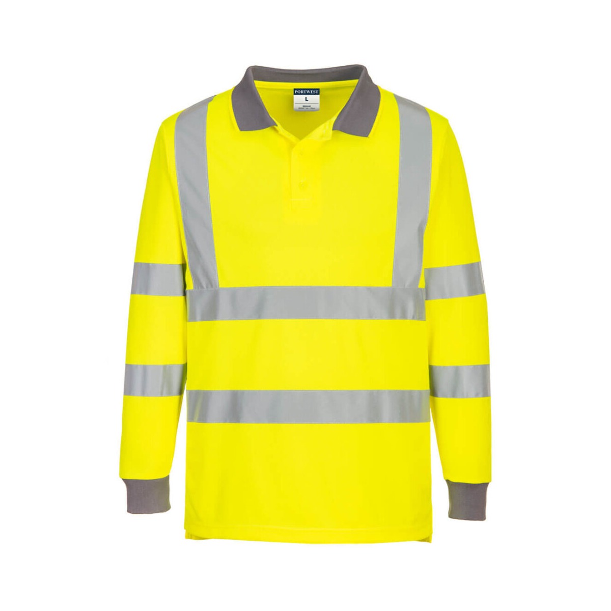 Tricou polo Eco Hi-Vis L/S (pachet de 6) Tricou polo Eco Hi-Vis L/S (pachet de 6)