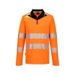 DX4 Hi-Vis Zip Polo Shirt L/S