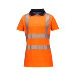 Hi-Vis Women's Cotton Comfort Pro Polo Shirt S/S