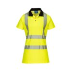 Hi-Vis Women's Cotton Comfort Pro Polo Shirt S/S