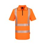 KX3 Sport Hi-Vis Zip Polo Shirt S/S