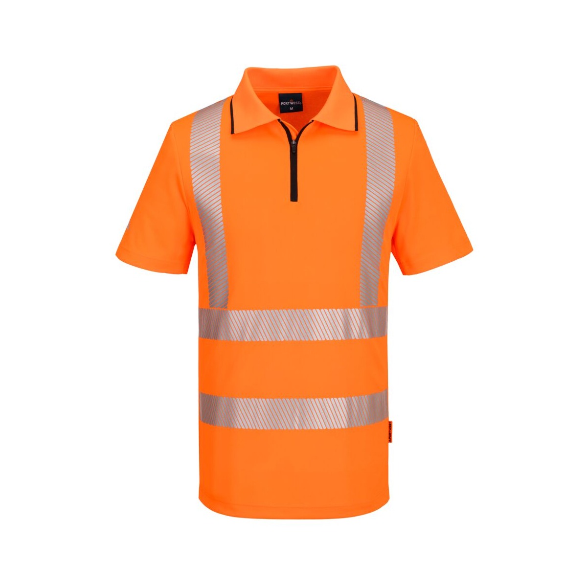 KX3 Sport Hi-Vis Zip Polo Shirt S/S KX3 Sport Hi-Vis Zip Polo Shirt S/S