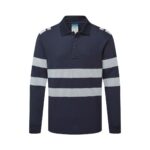 PW3 Modaflame Knit FR Long Sleeve Polo Shirt