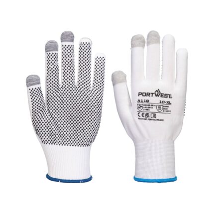 Mănușă pentru ecran tactil cu puncte din PVC Grip 13 (Pk12)