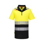DX4 Hi-Vis Zip Class 1 Polo Shirt S/S
