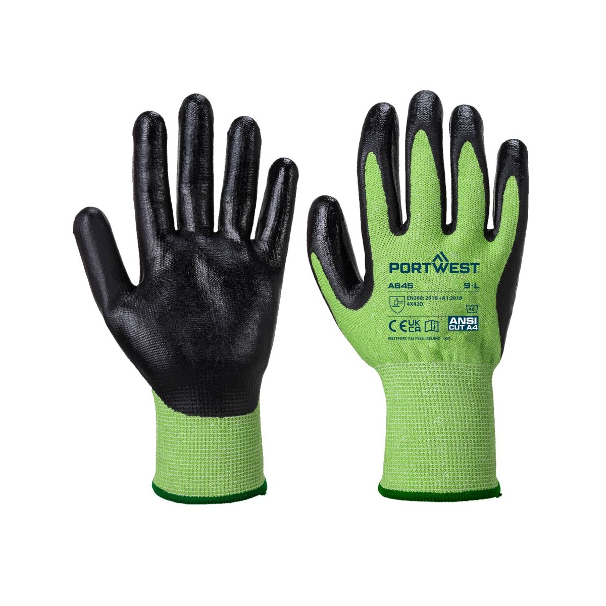 Green Cut- Nitrile Foam Green Cut- Nitrile Foam