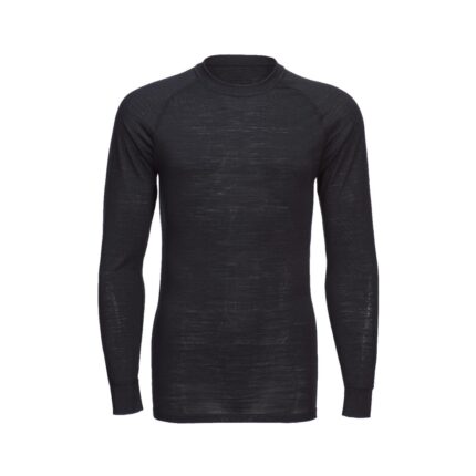 Tricou Crewneck cu mânecă lungă din lână Merino