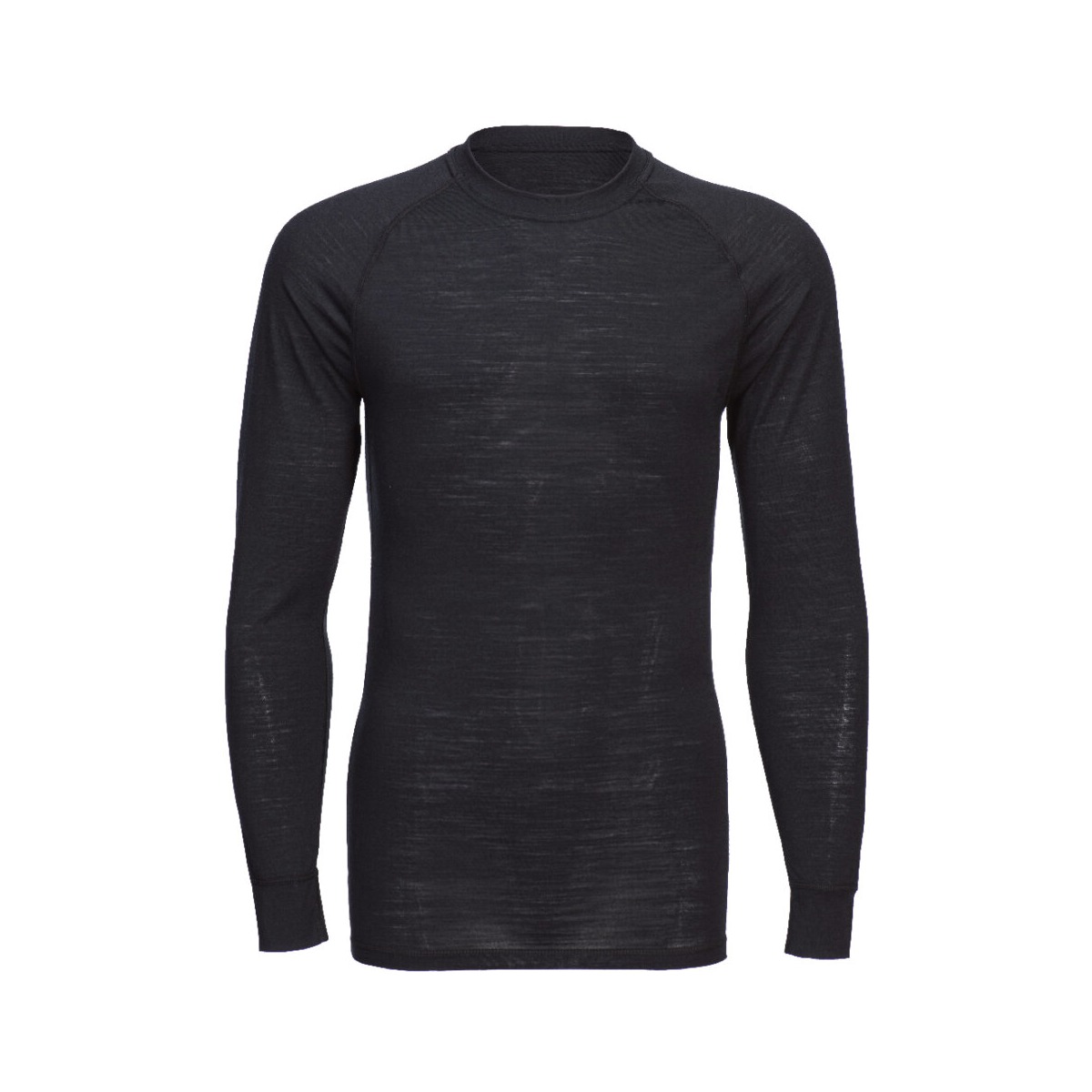 Tricou Crewneck cu mânecă lungă din lână Merino Tricou Crewneck cu mânecă lungă din lână Merino