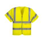 Hi-Vis Band and Brace Zip Vest S/S
