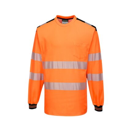 PW3 Hi-Vis Cotton Comfort T-Shirt L/S