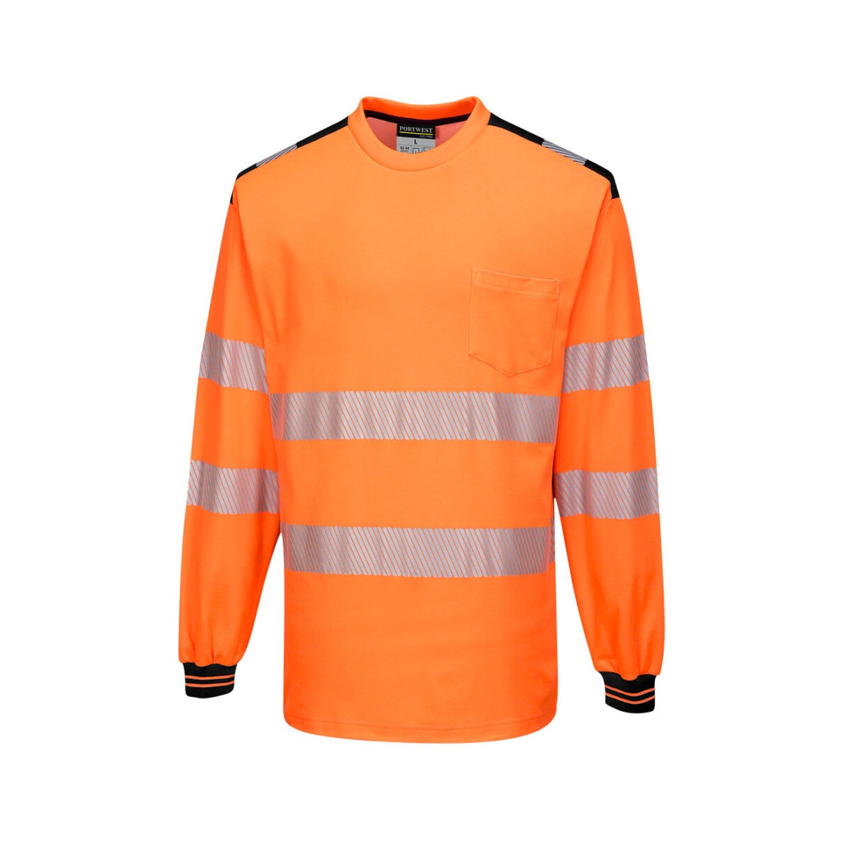 PW3 Hi-Vis Cotton Comfort T-Shirt L/S PW3 Hi-Vis Cotton Comfort T-Shirt L/S