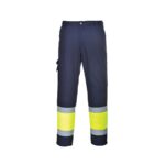Pantaloni de service Hi-Vis Contrast clasa 1